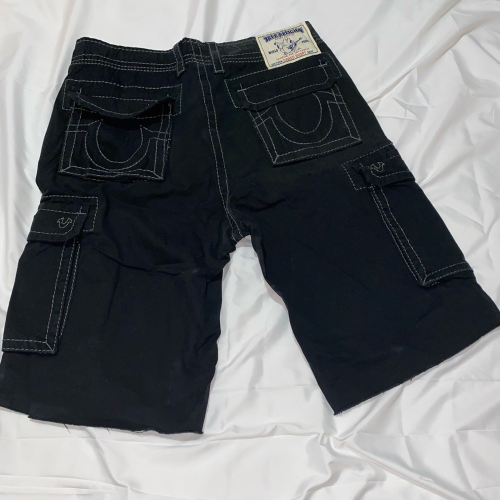 True religion cargo shorts